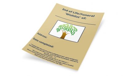 The Importance of an End of Life – Funeral Wish List