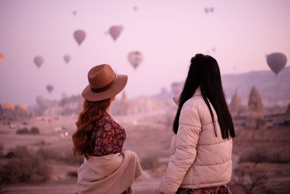 marriage proposal balloon ride