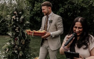 Sam and Jess Hindu and English Celebrant Wedding Ceremony