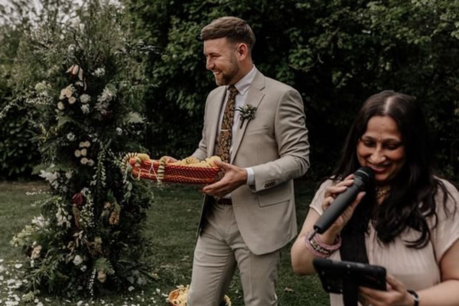 Hindu and English Celebrant Wedding Ceremony Celebrant